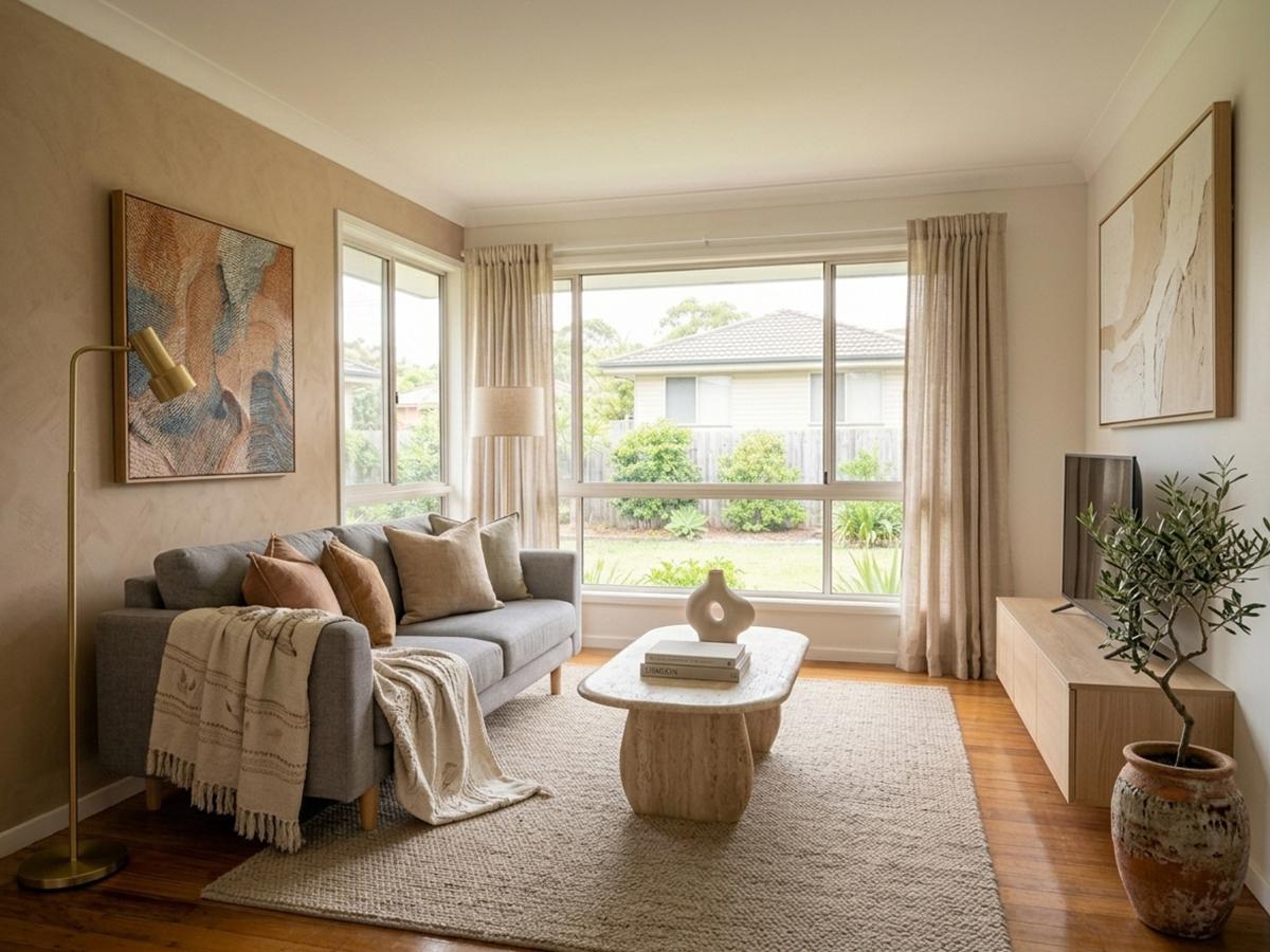 AI-generated illustration: living room · proposed concept